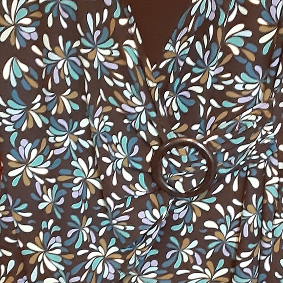 Elementz Faux Wrap Pullover Top - Picture 3 of 5